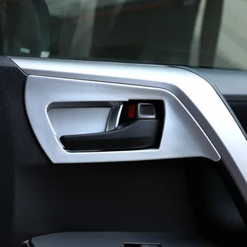 

For Toyota RAV4 2016 2017 2018 Accessories ABS Matte Car inner door Bowl decoration strip Cover Trim Sticker Car styling 4pcs