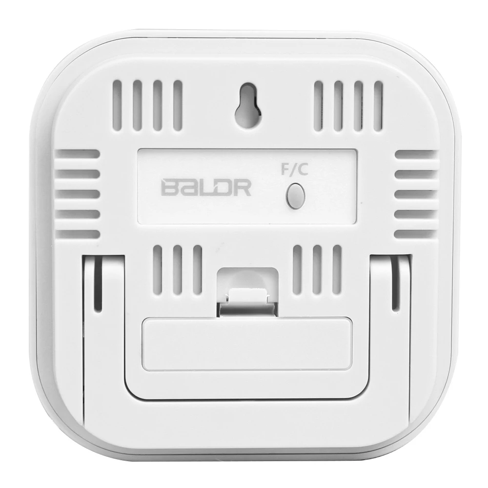 Baldr ЖК-цифровой термометр-гигрометр для помещений Макс/мин Электронный настенный датчик температуры и влажности, домашняя метеостанция