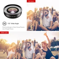 APEXEL HD 5 in 1 Camera Phone Lens 4K Wide Macro Lens Portrait Super Fisheye Lens CPL Filter for iPhone Samsung all cellphone - Image 3