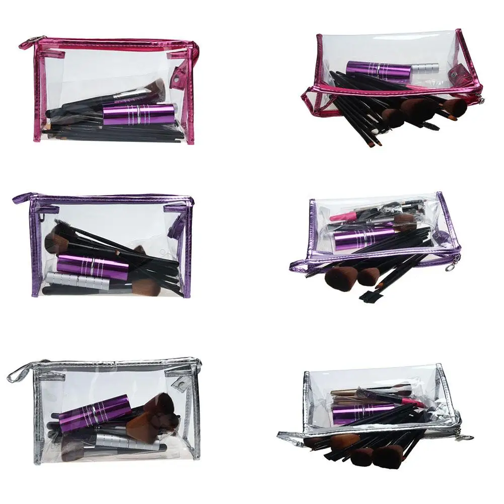 

Waterproof Clear Zipper PVC Cosmetic Make Up Toiletry Storage Bag Travel Pouch Makeup Necessaries Organizer Cosmetic Bag