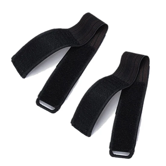 

2x Bike Bicycle Hi Viz Reflective Bands Trousers Pant Clips Strap Bind Ankle Safety - Black