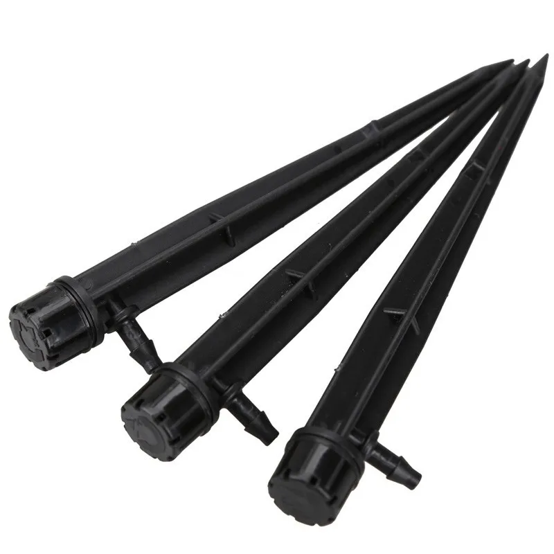 50PCS Adjustable Flow Irrigation Drippers Durable 360 Degree Emitter