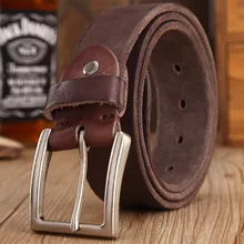 2017 vintage cowboys 100 real full grain cowhide genuine leather designer belts mens high quality ceintures