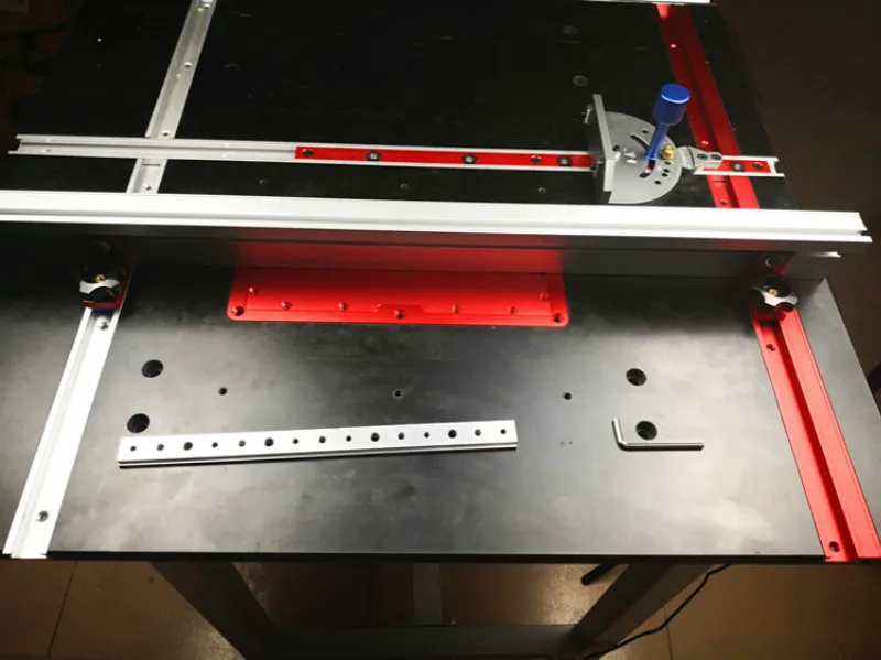 600 мм/800 мм алюминиевый профиль забор 75 мм высота с Т-треками и раздвижные кронштейны Miter Gauge забор разъем для деревообработки