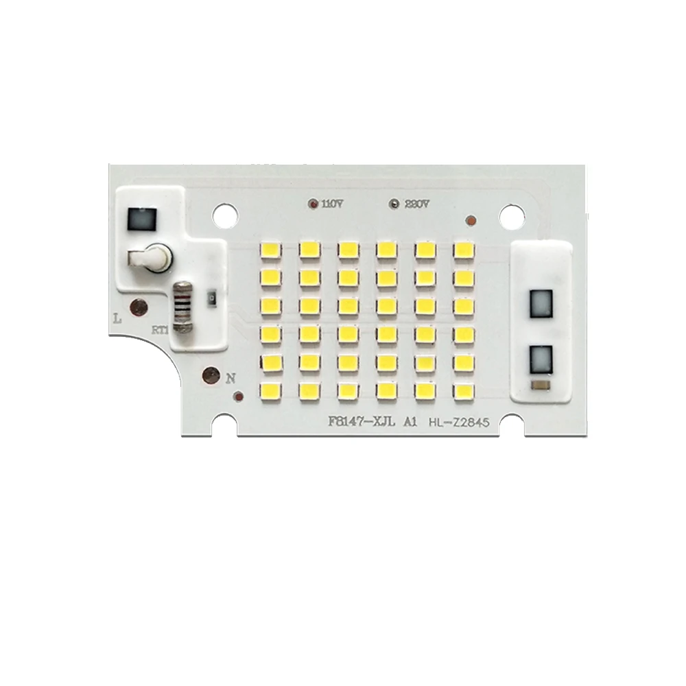 30 шт./лот светодиодная SMD лампа 10 Вт 20 50 100 чип освещения AC220V/110 В вход напрямую