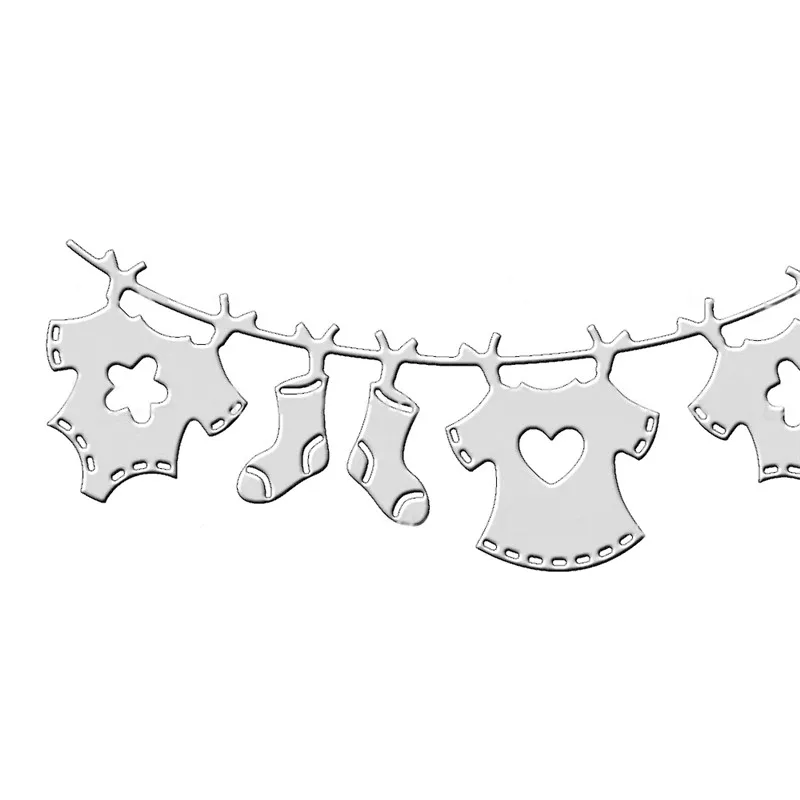 

GJCrafts Clothes Metal Cutting Dies New 2019 for Craft Dies Scrapbooking Album Embossing Die Cut Card Making Decoration