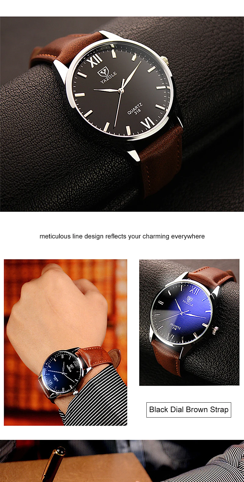 Высококачественные часы yazole для мужчин, роскошные брендовые модные кварцевые часы с кожаным ремешком, мужские часы Geneva, наручные часы Reloj Hombre