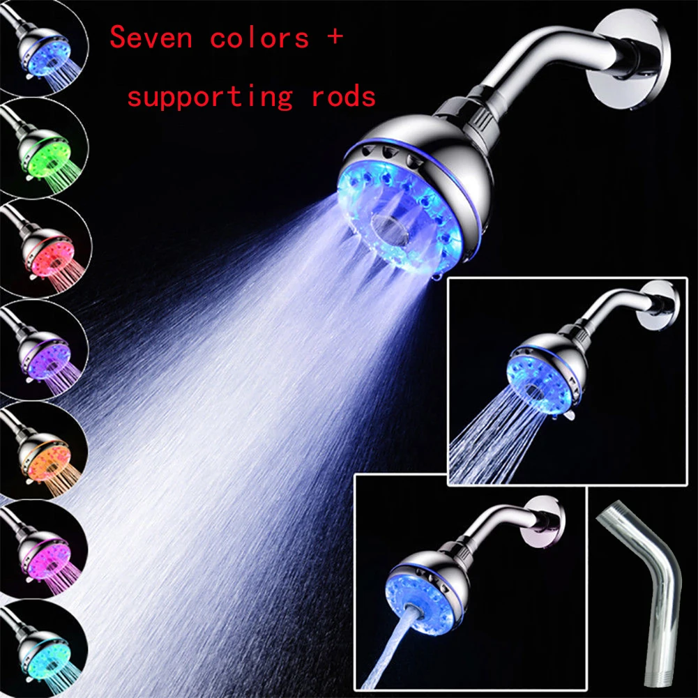 Sprinkler UV Adjustable Water Universal Easy Install Anti-Corrosion Shower Color Changing Temperature Control |