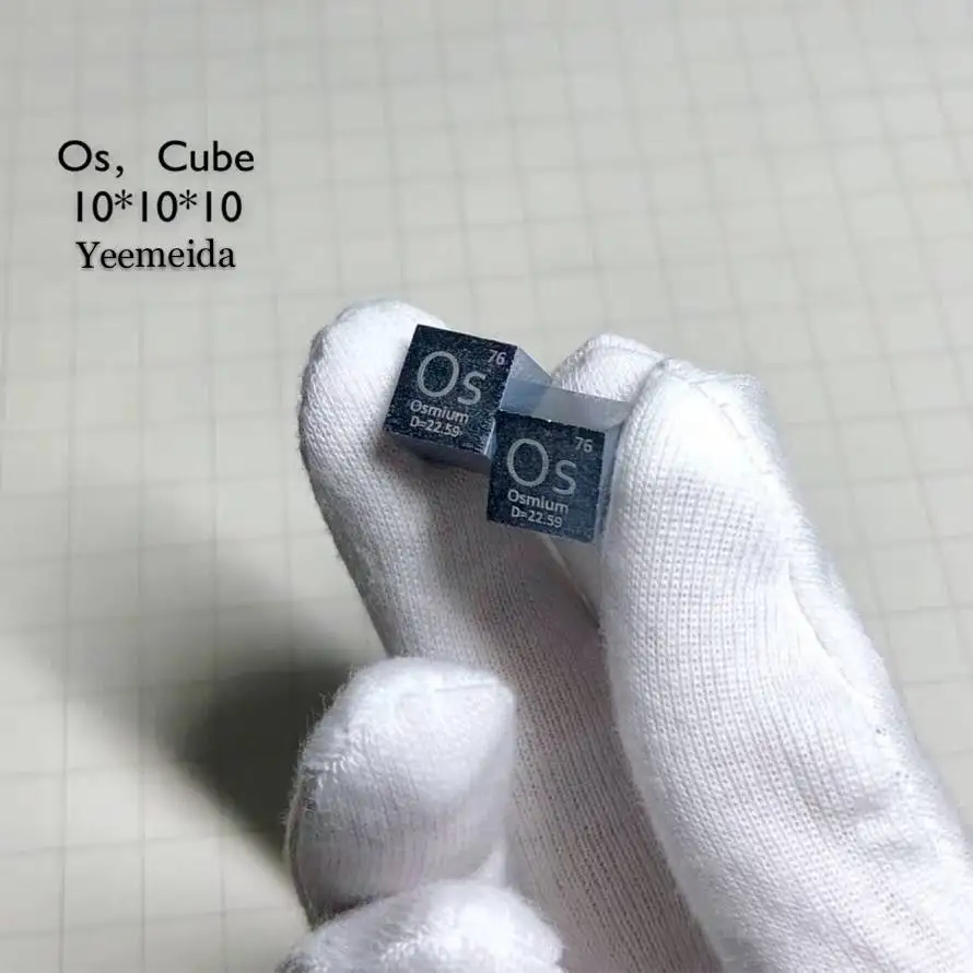 Nickel Metal 10mm Density Cube 99.95/% Pure