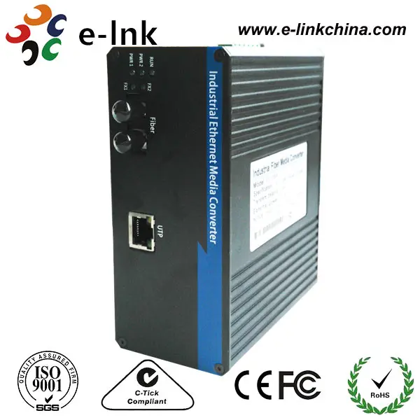 

10/100M Single-mode, 20km, 1310nm, ST, standalone, Industrial Media Converter