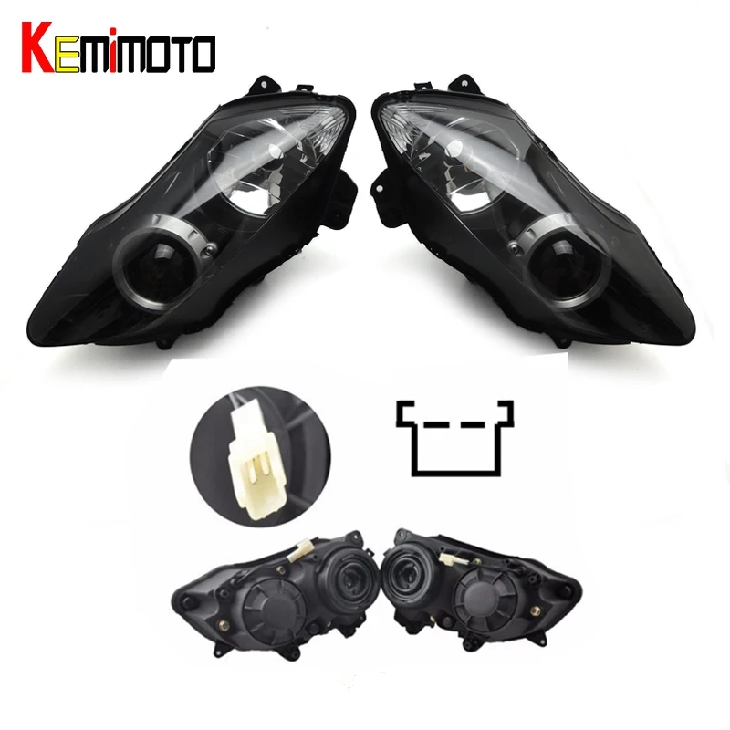 

YZF R1 2007 2008 Motorcycle Headlight Headlamp Head Light Housing For Yamaha YZF R1 2007 2008 YZF-R1 Clear