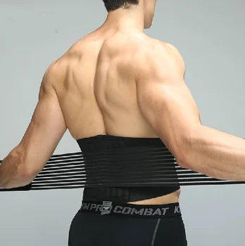 

Sports protection belt lumbar disc sports fitness basketball brace male Ms. breathable waist belt M/L