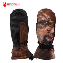 Boodun перчатки для сноуборда водонепроницаемые теплые женские мужские зимние лыжные перчатки Сноуборд Снегоход Мотоцикл Спорт на открытом воздухе