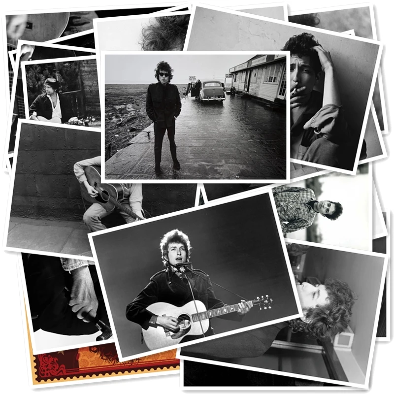 

B1-3# Bob Dylan Classic Series sticker 20/pcs PVC Art Crafts collection Gift wall Design sticker Graffiti Stickers Free Shipping