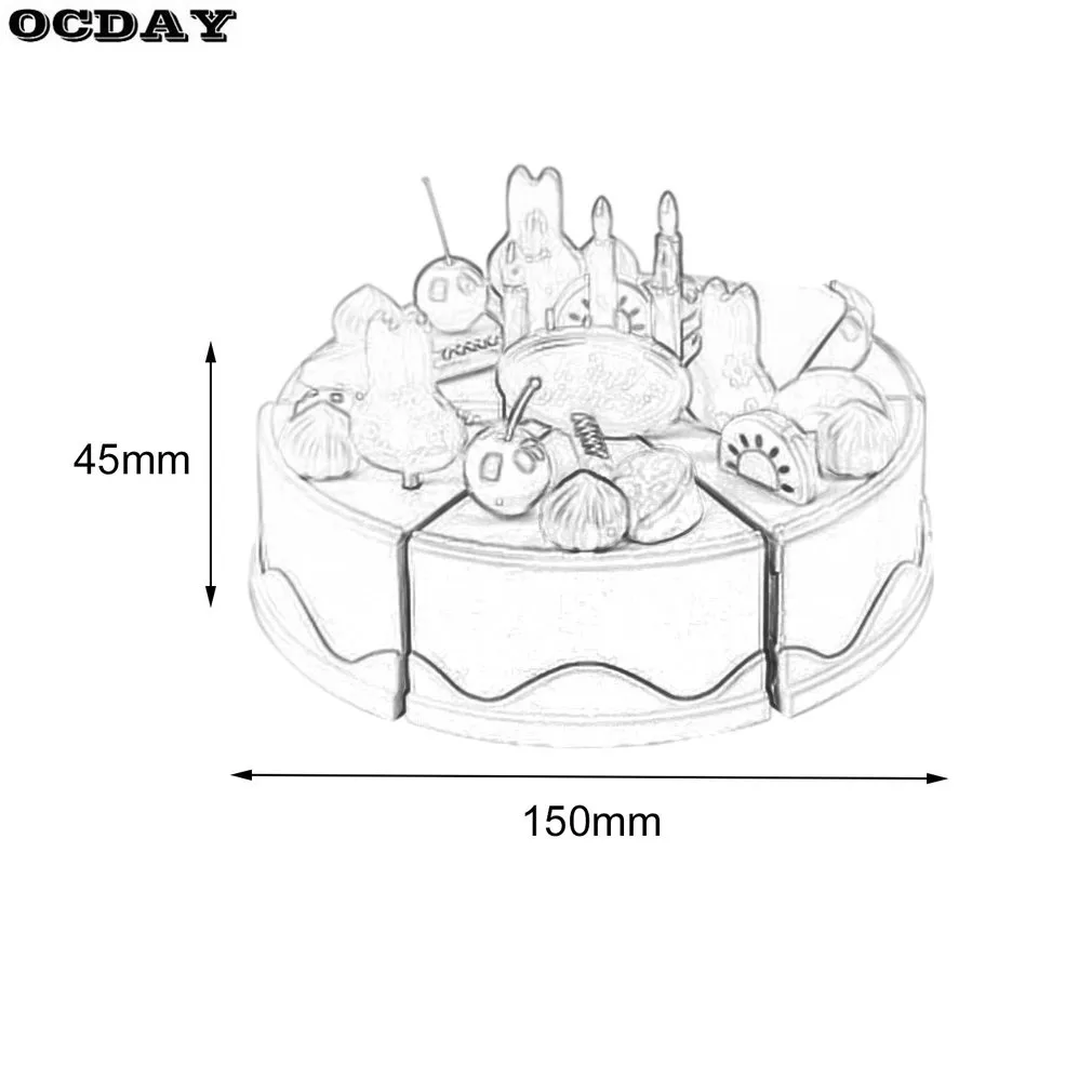 37 шт. DIY ролевые игры фрукты разрезание торта ко дню рождения кухонные игрушки забавные разрезание торта ко дню рождения ролевые пищевой реквизит игрушки для девочек Горячие