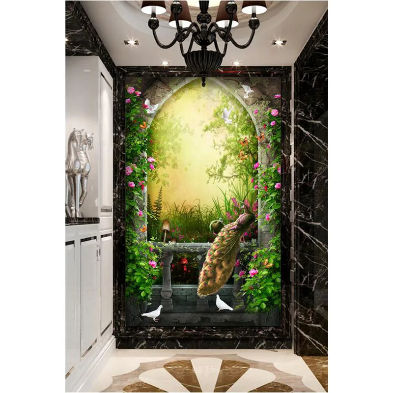 

Youran Vertical Diamond Embroidery Animals, Peacock, Diamond Painting Cross Stitch, Landscape, Diamond Mosaic Kit, Home Decor