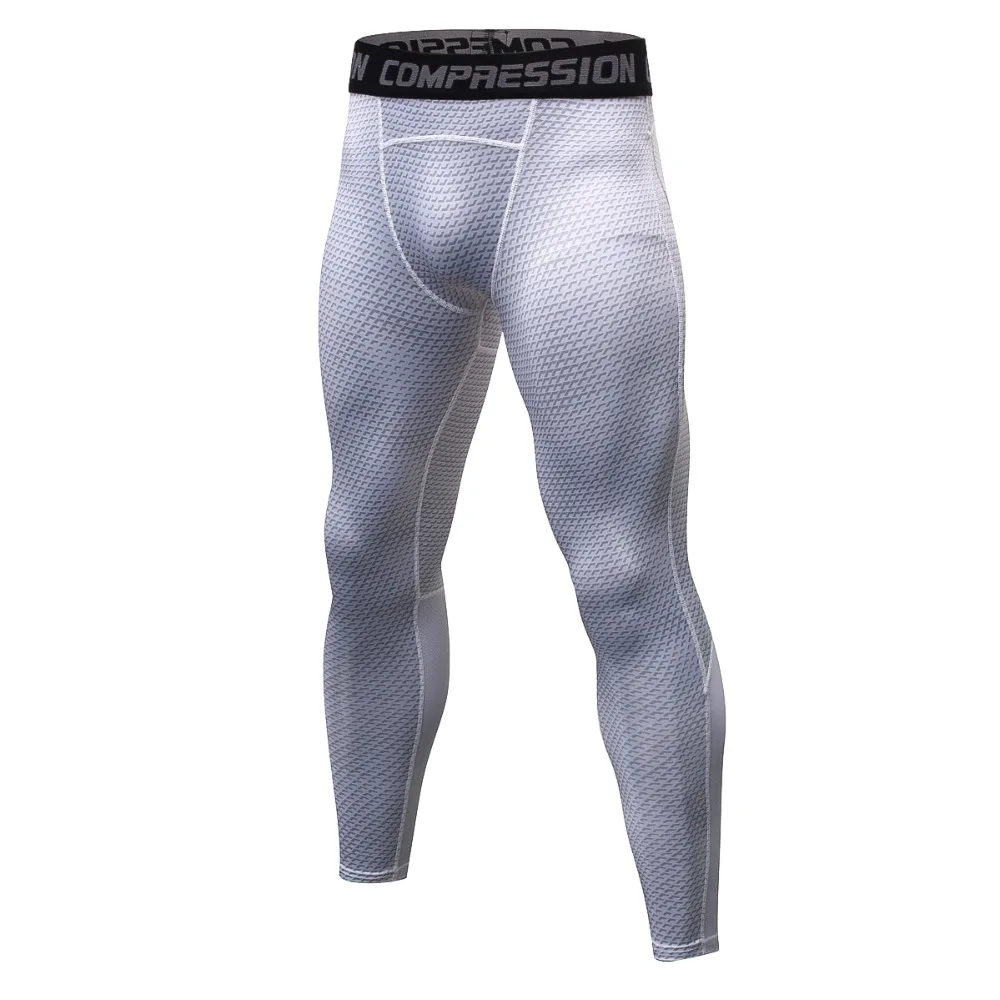 Новые компрессионные эластичные штаны для тренировок, мужские леггинсы, одежда для фитнеса, топы для упражнений, зауженные мужские брюки