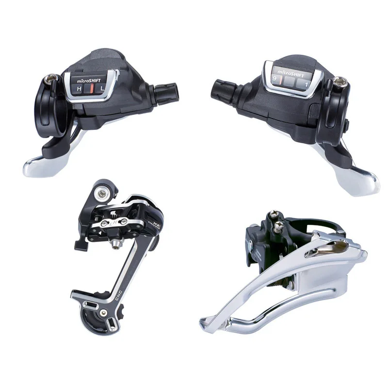 Original microSHIFT Bicycle Derailleur Set TS83 9 Shifters 3X9 Speed