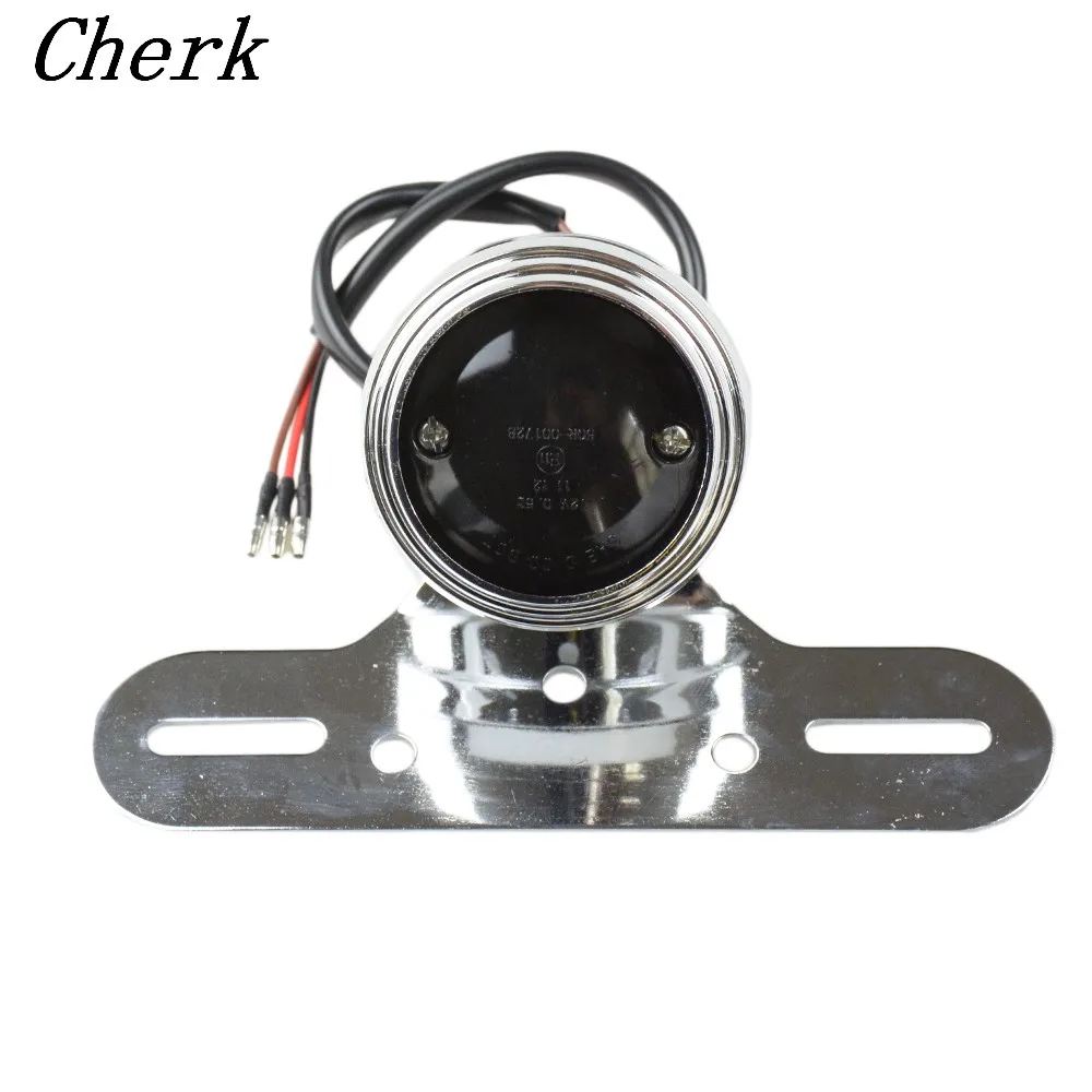 

Motorcycle 12V Cafe Racer Smoke Brake Tail Rear Light Bulb for Harley Chopper Bobber Custom Universal Motorbike Turn Signal