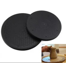 חרס גלגל לסובב פטיפון מסתובב פטיפון החרס עצלן Susans רוטרי צלחת Turnplate חימר חרס פיסול כלי 25 cm(China)