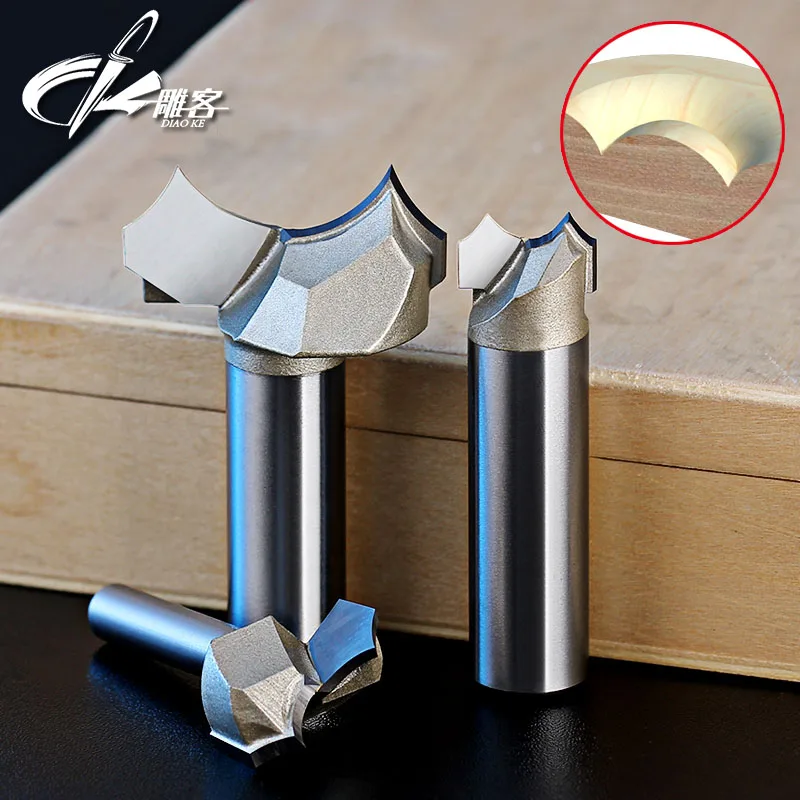 1pc 1/2" 1/4"SHK CNC woodworking carving tools milling cutter router