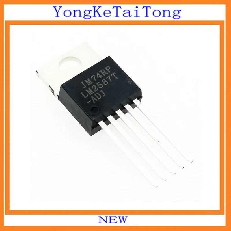 1PCS LM2587T-ADJ 1 шт. 2 шт./лот LM2587S-ADJ LM2587T-ADJ LM2587S LM2587 LM2587SX-ADJ TO263 - Цвет: 1PCS LM2587T-ADJ