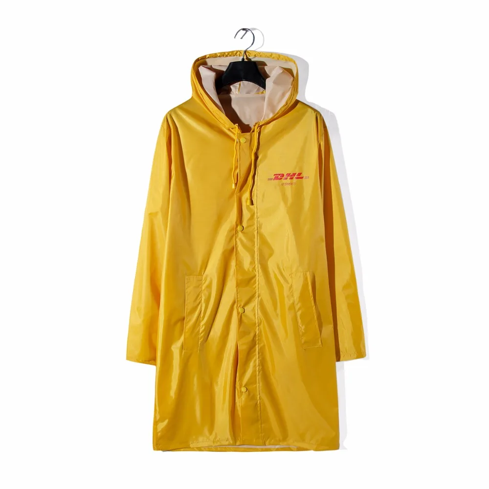 Куртки от Vetements, для мужчин и женщин, 1:1, DHL, негабаритный плащ, верхняя одежда, пальто, водонепроницаемая ветровка, Vete, мужская куртка ts