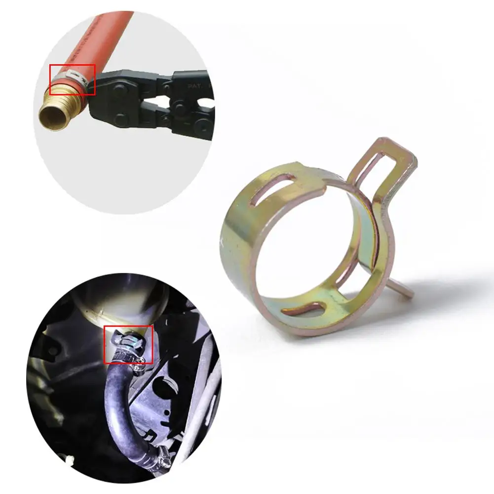 

84PCS/set Spring Band Type Fuel Line Clamp Silicone Vacuum Hose Pipe Clamp 10/11/14/16/17/18mm Fastener Spring Clips