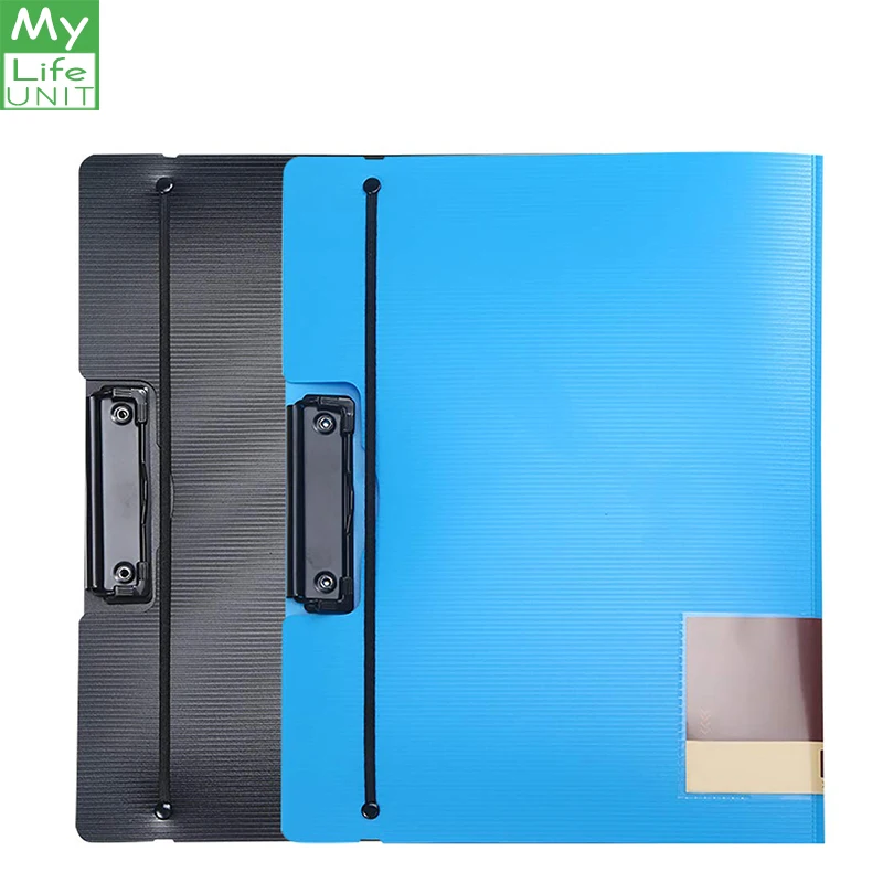 

Clipboard File Folder A4 Letter Size Padfolio Clipboard for File Folders Organizer 2 Pcs