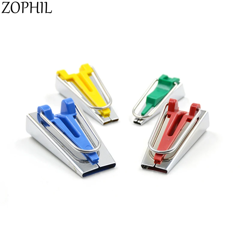 

ZOPHIL Sewing Accessories Bias Tape Makers Set Binding Tools 4 Size 6mm 12mm 18mm 25mm Mini Presser Feet Machines Patchwork