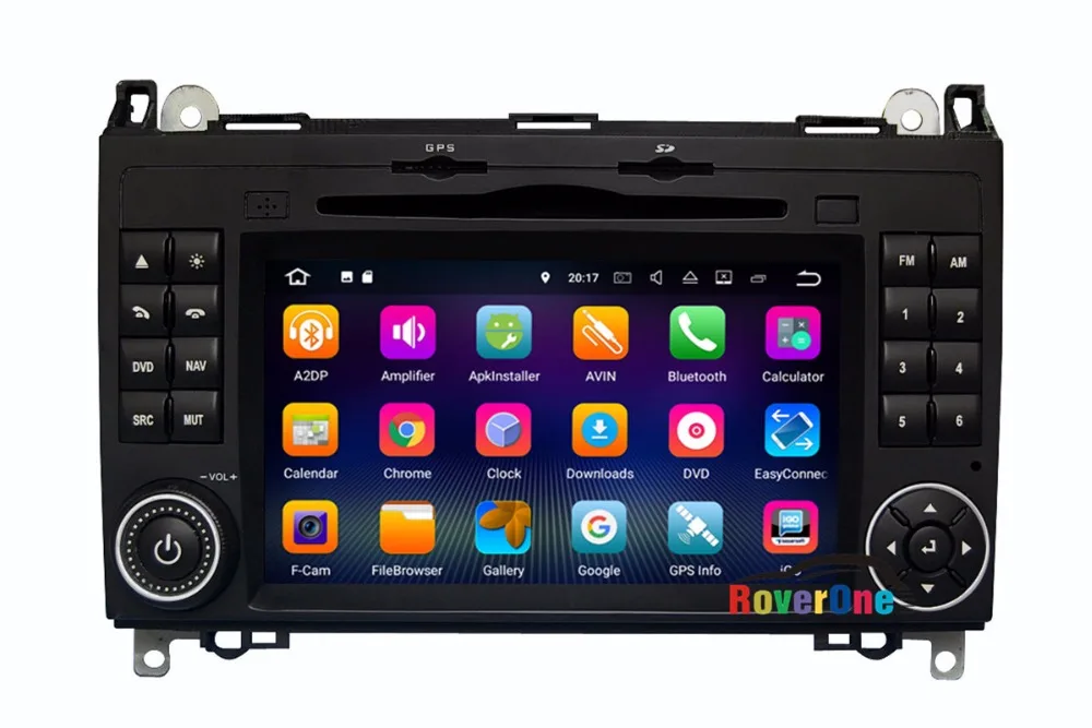 Best For Mercedes A190 A200 W245 B55 B140 B160 Android 7.1 OS Auto Stereo Radio RDS DVD GPS Navigation Multimedia Player Headunit 4
