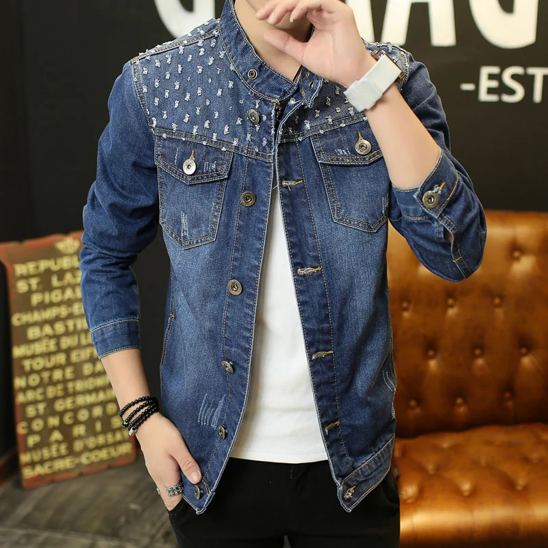 2015 hombres de chaquetas de mezclilla, hombre chaqueta de