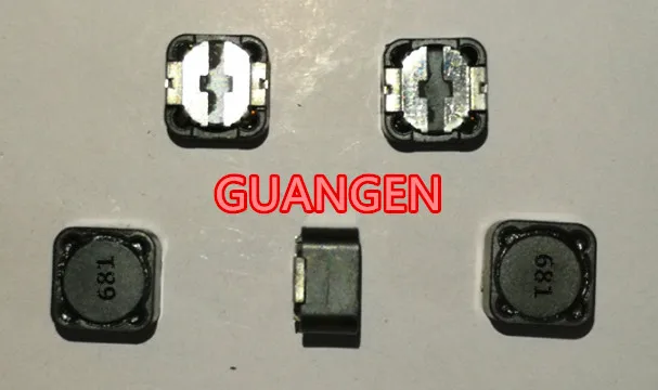 

100PCS Shielding inductive CDRH127 CD127 680UH 681 0.67A 12*12*7MM SMD Power inductor Winding inductance High quality