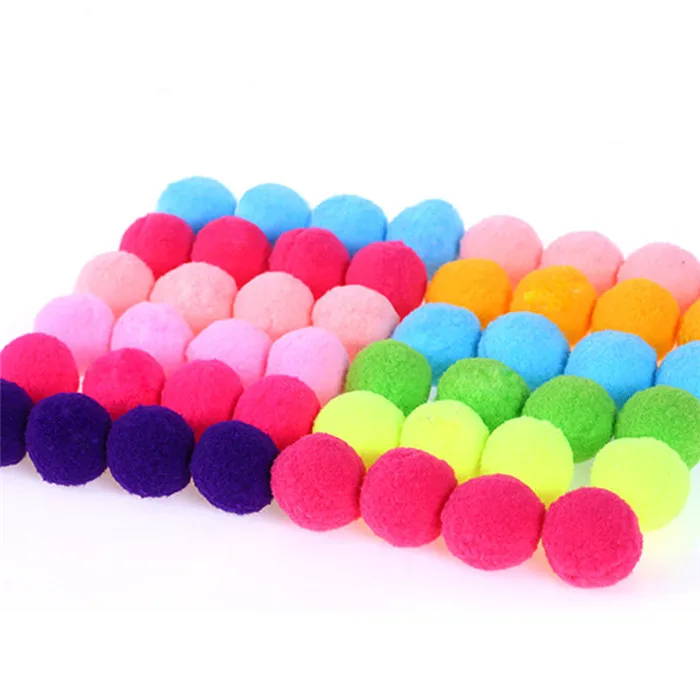 Мячи из войлока круглый мячи из войлока Pom Poms набор «сделай сам» для разноцветные 0,8 см 1 см 1,5 см 2 см 2,5 см, 3 см