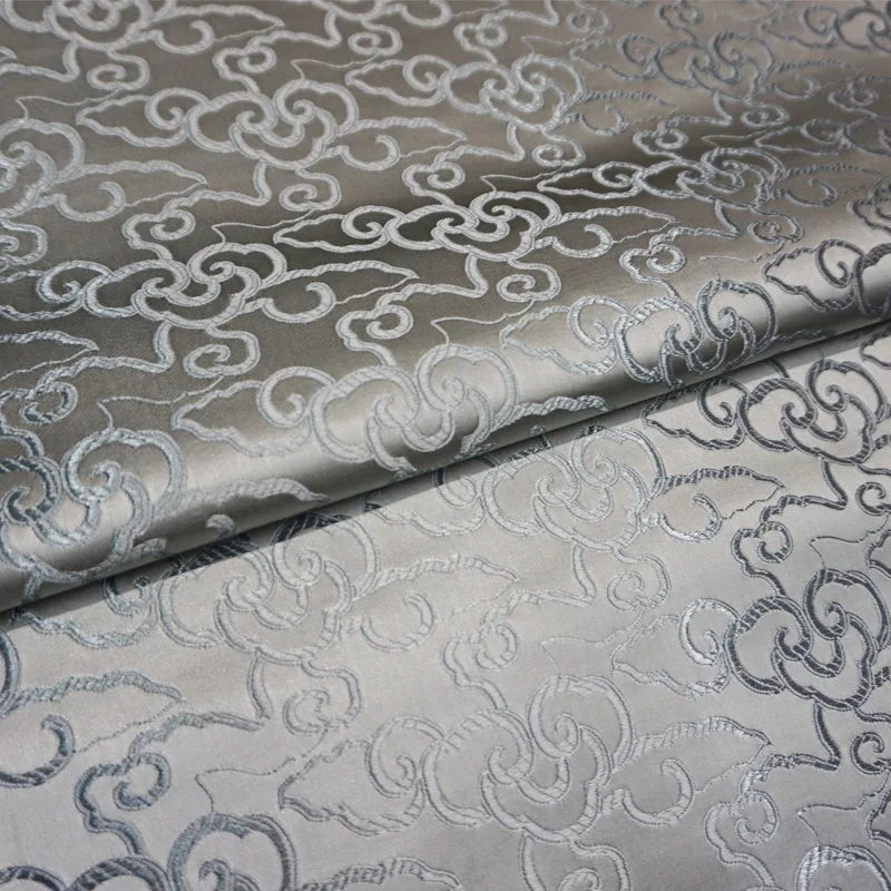 

70cm width yard dyed jacquard tapestry satin 3D jacquard brocade fabric for dress cushion cover curtain table patchwork by meter