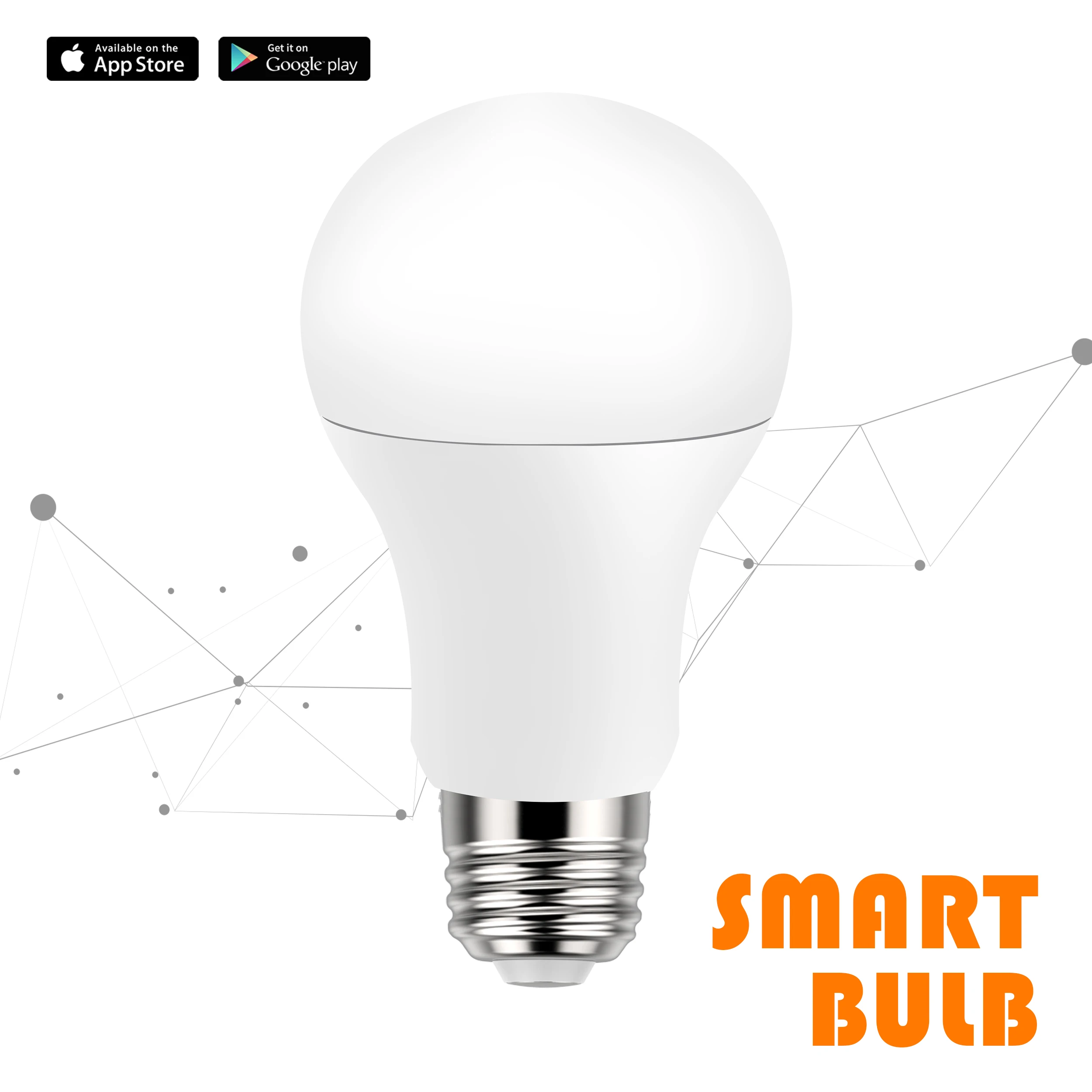 Smart Wifi RGB bulb  White Timing Function Dimmable LED Lamp 220V 110V Compatible with Amazon Alexa/Google Home Assistant