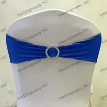 Лидер продаж; королевский синий спандекс Председатель группы с круглым пластиковые пряжки