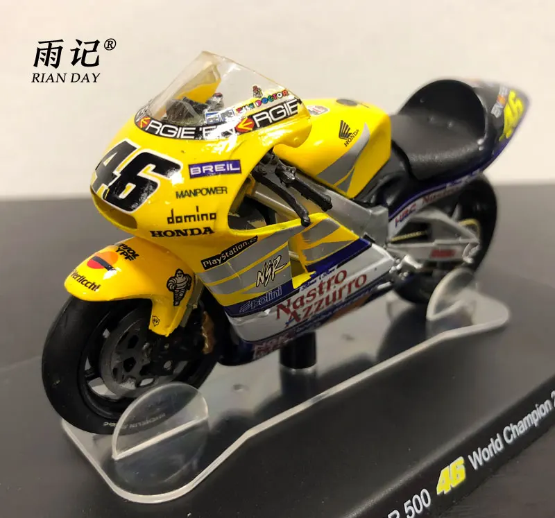 

3pcs/lot Wholesale RIAN DAY 1/18 Scale Honda Nsr 500 46 World Champion 2001 Diecast Metal Motorcycle Model Toy