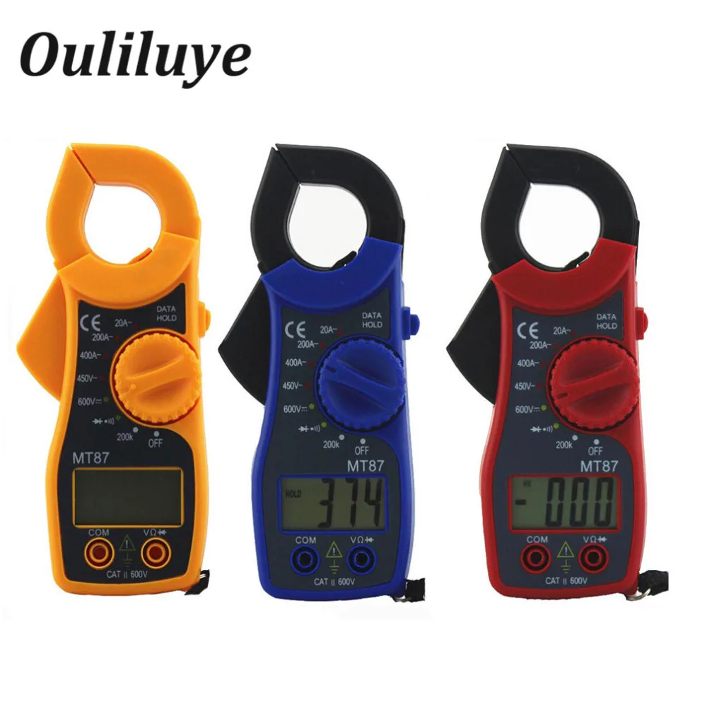 

True RMS Digital Clamp Meter ACM81/82/91 DC AC Current Voltage Ampere NCV Ohm Tester Ammeter Multimeter Electrician Tool