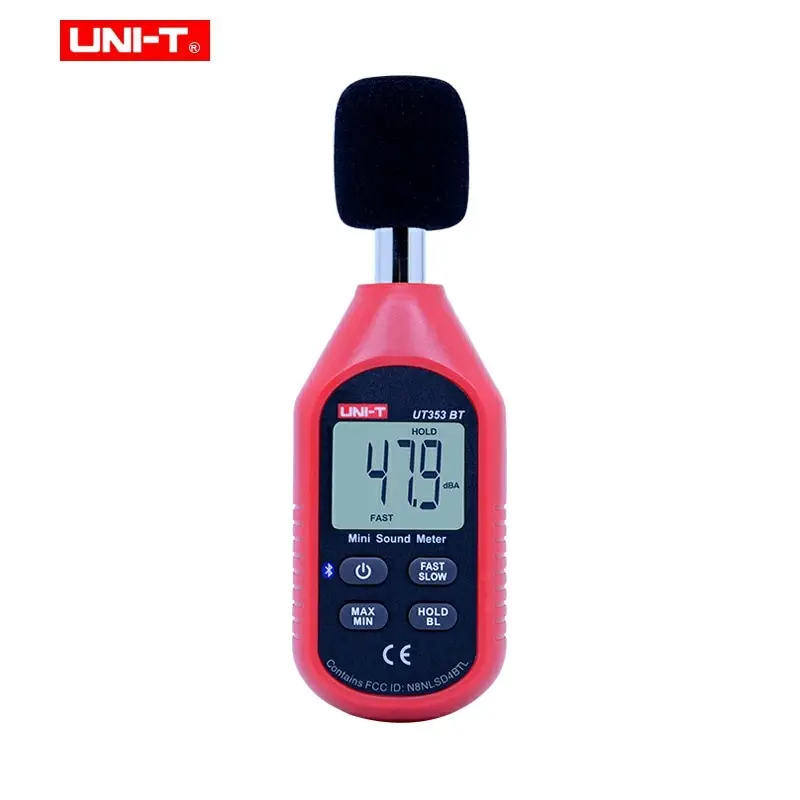 UT333BT цифровой измеритель влажности UT363BT мини Анемометр UT383BT осветитель UT353BT цифровой измеритель звука/Подключение Bluetooth - Цвет: UT353BT
