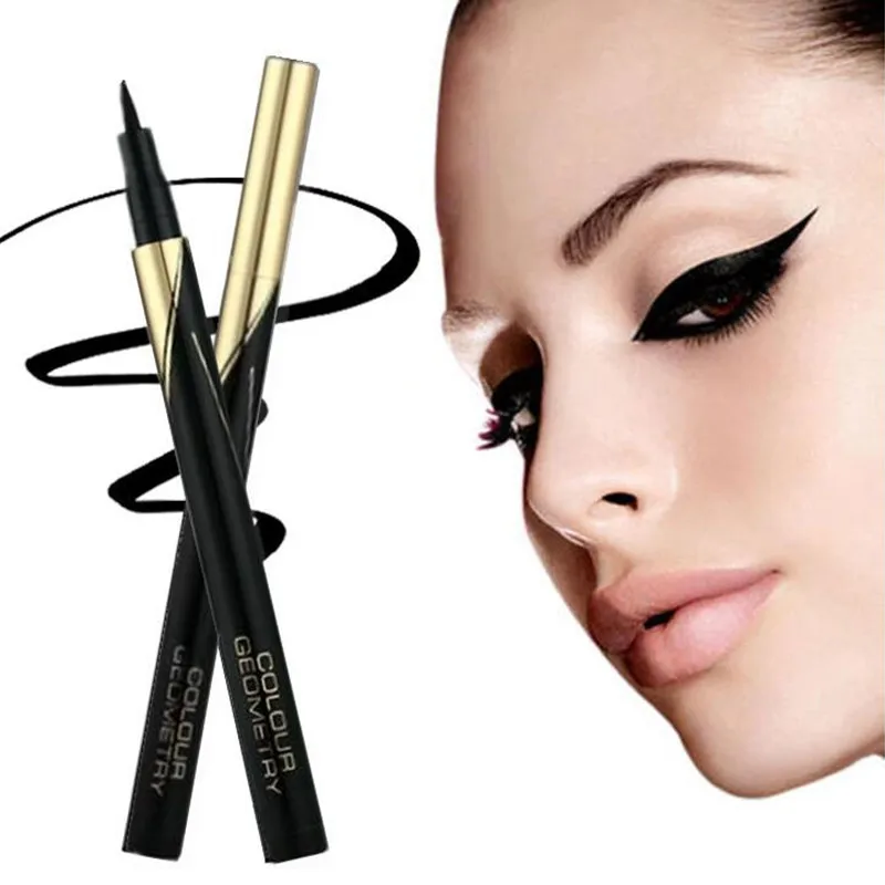 

Fashion professional Black Waterproof Liquid Eyeliner Long-lasting Eye Liner Pencil Pen Nice Makeup Cosmetic Tools Make up set