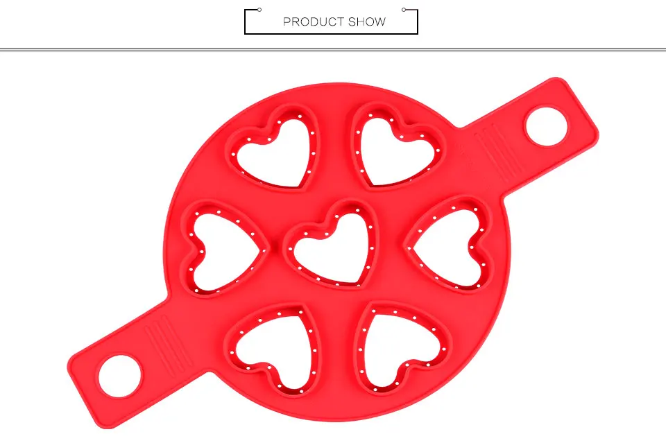 1Silikolove Nonstick Pancake Maker Egg Cooker Silicone Pancake Mold Heart Shape Omelette Chesse Molds New Egg Cooking Tools_01