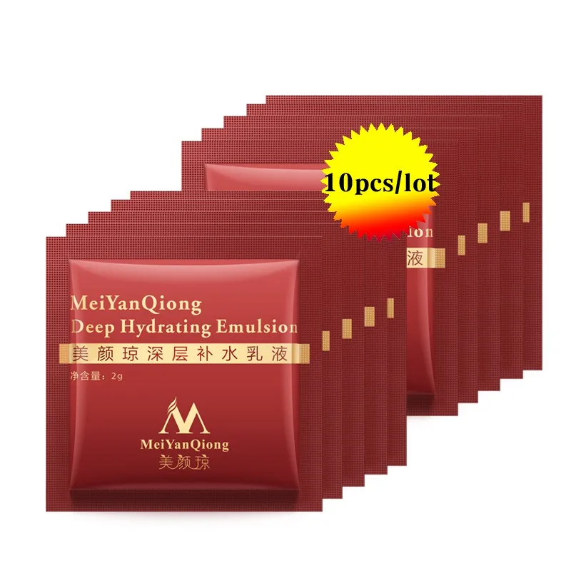 

10PCS Deep Hydrating Emulsion Hyaluronic Acid Moisturizing Face Cream Skin Care Whitening Anti Winkles Lift Firming