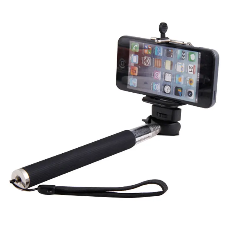 Extendable Selfie Handheld Stick Monopod + Tripod Mount Holder for