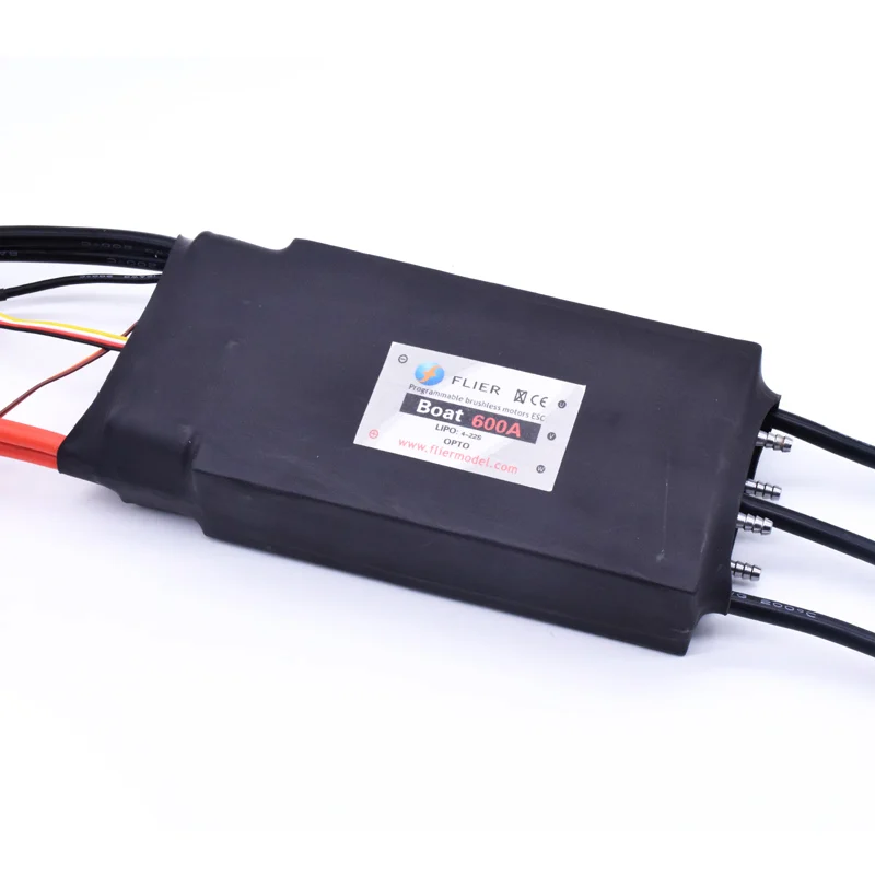 FATJAY FLIER 600A 4 22S высокого напряжения ESC бесщеточный контроллер скорости с usb кабелем