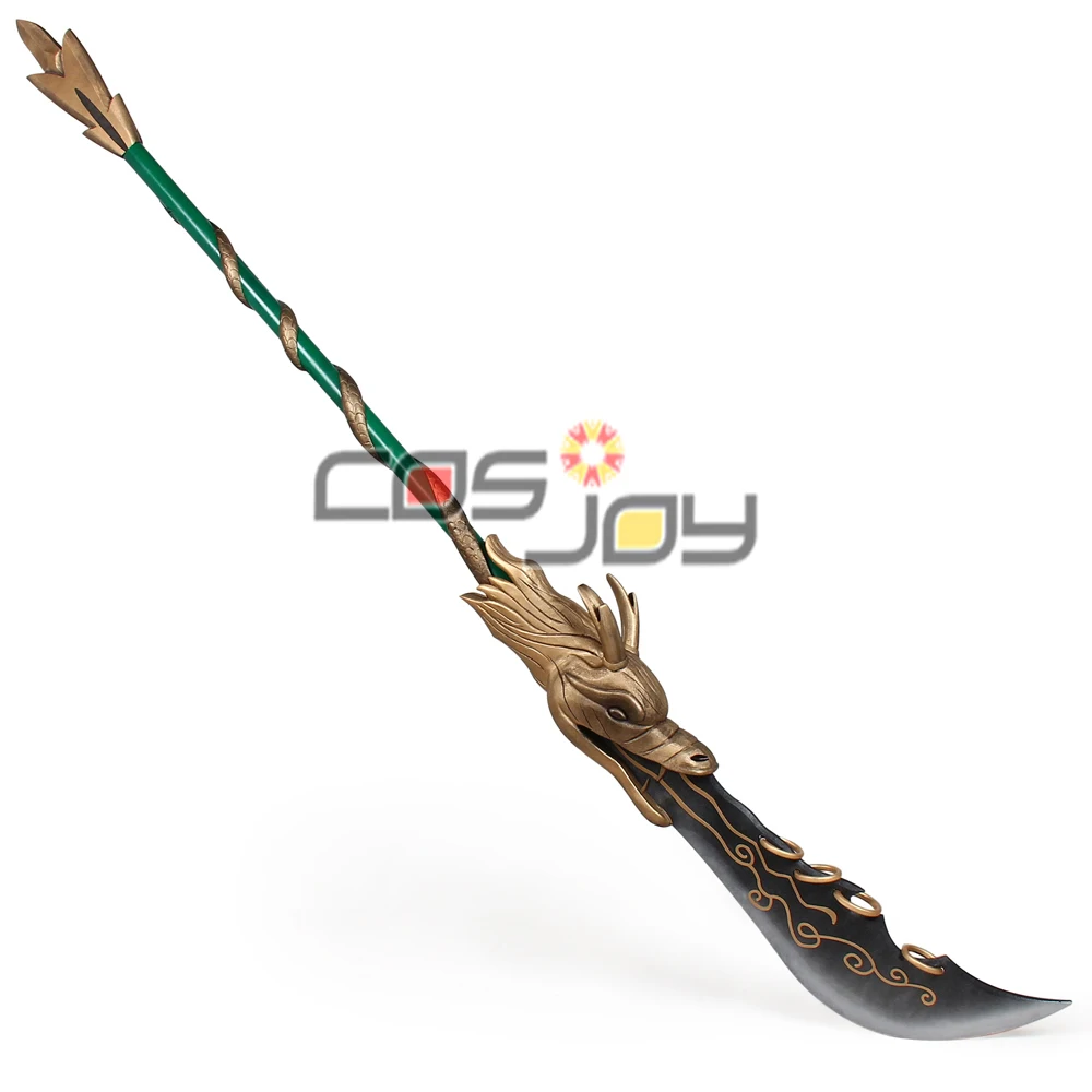 75" Dynasty Warriors Guan Yu Sword / Staff PVC Cosplay Prop 2891