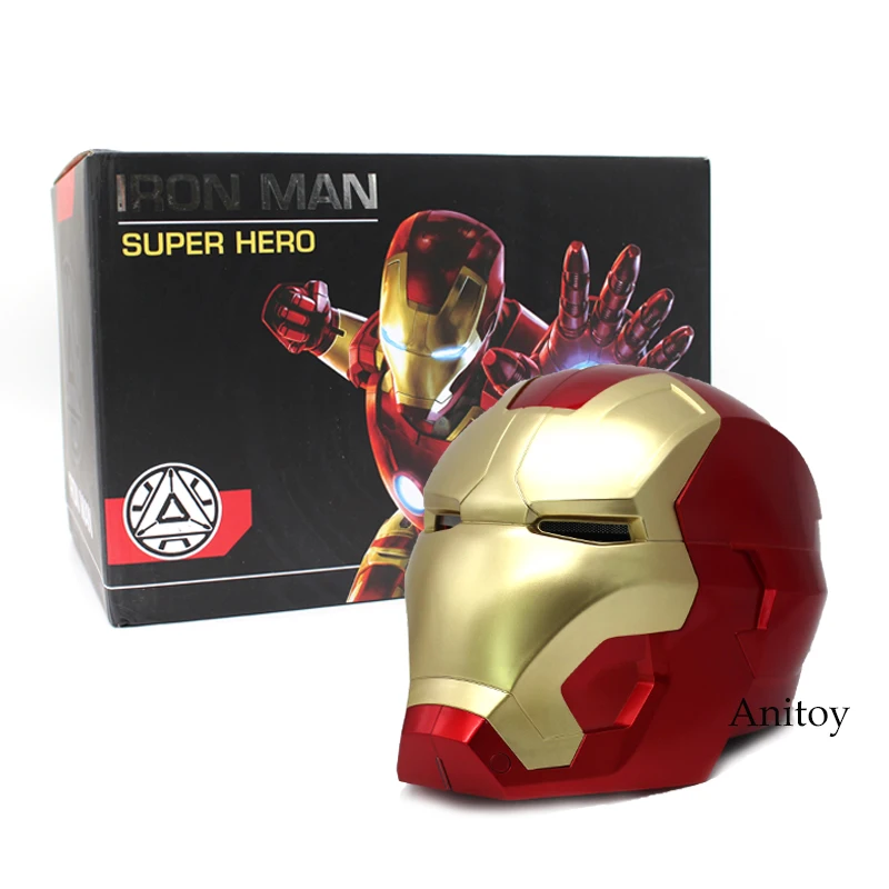 

Iron Man Motorcycle Helmet Cosplay Mask for Adult Touch Sensing Mask with LED Light Super Hero Series Doll 1:1 High Quality