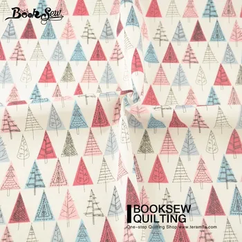 

Booksew Trees Design White 100% Cotton Twill Fabric Home Textile Sewing Bedding Quilting Cloth Patchwork Scrapbooking Crafts