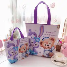 Мультяшная милая сумка из искусственной кожи, балетная сумка с кроликом для защиты окружающей среды, сумка для покупок, кожаная сумка, сумка на одно плечо, большая