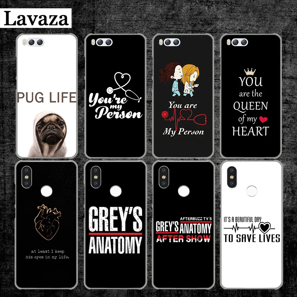 

Lavaza greys anatomy Coque Hard Case for Xiaomi Redmi 4A 4X 5A S2 5 Plus 6 6A Note 3 4 7 Pro Prime